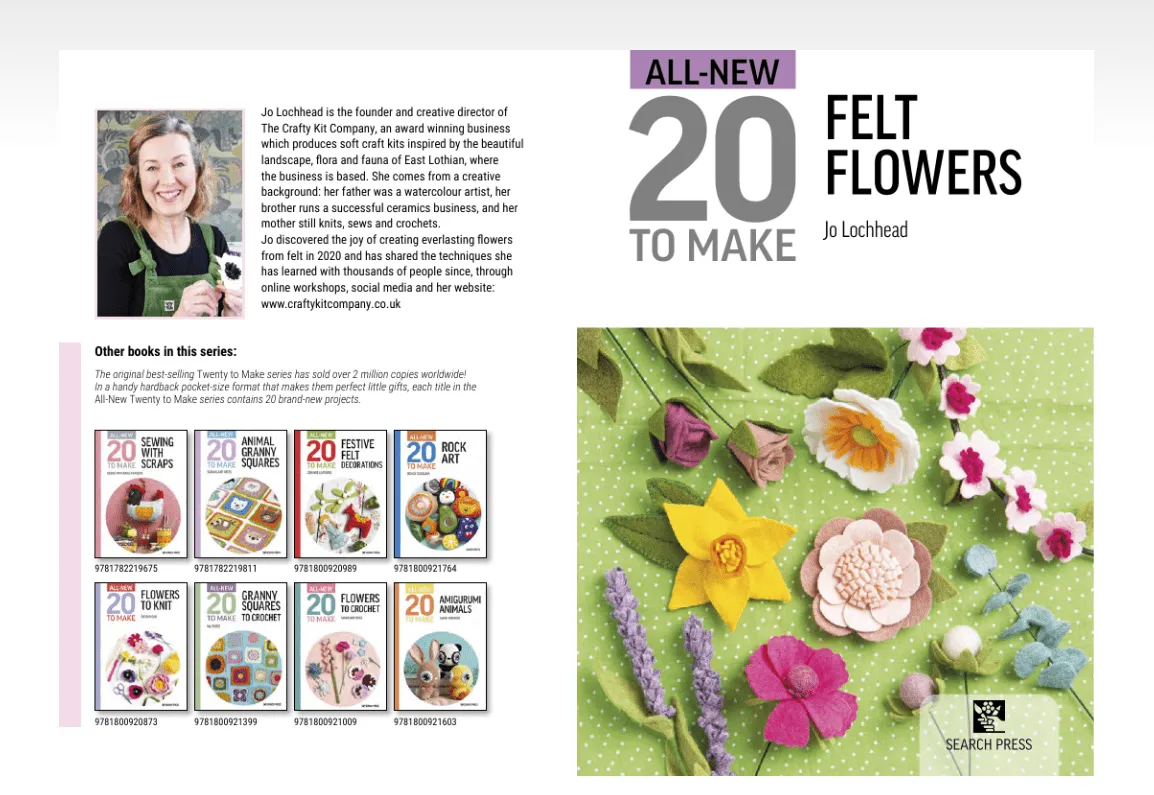 All-New Twenty to Make: Felt Flowers Book