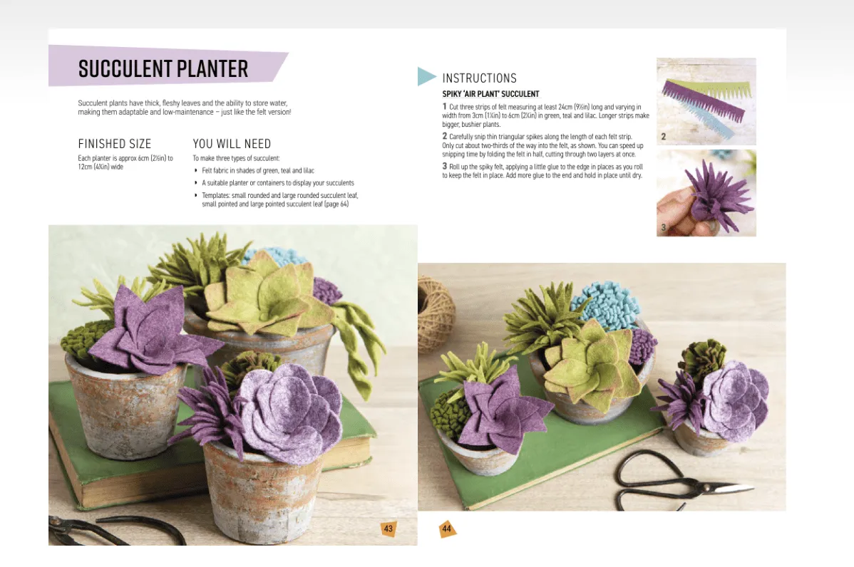All-New Twenty to Make: Felt Flowers Book