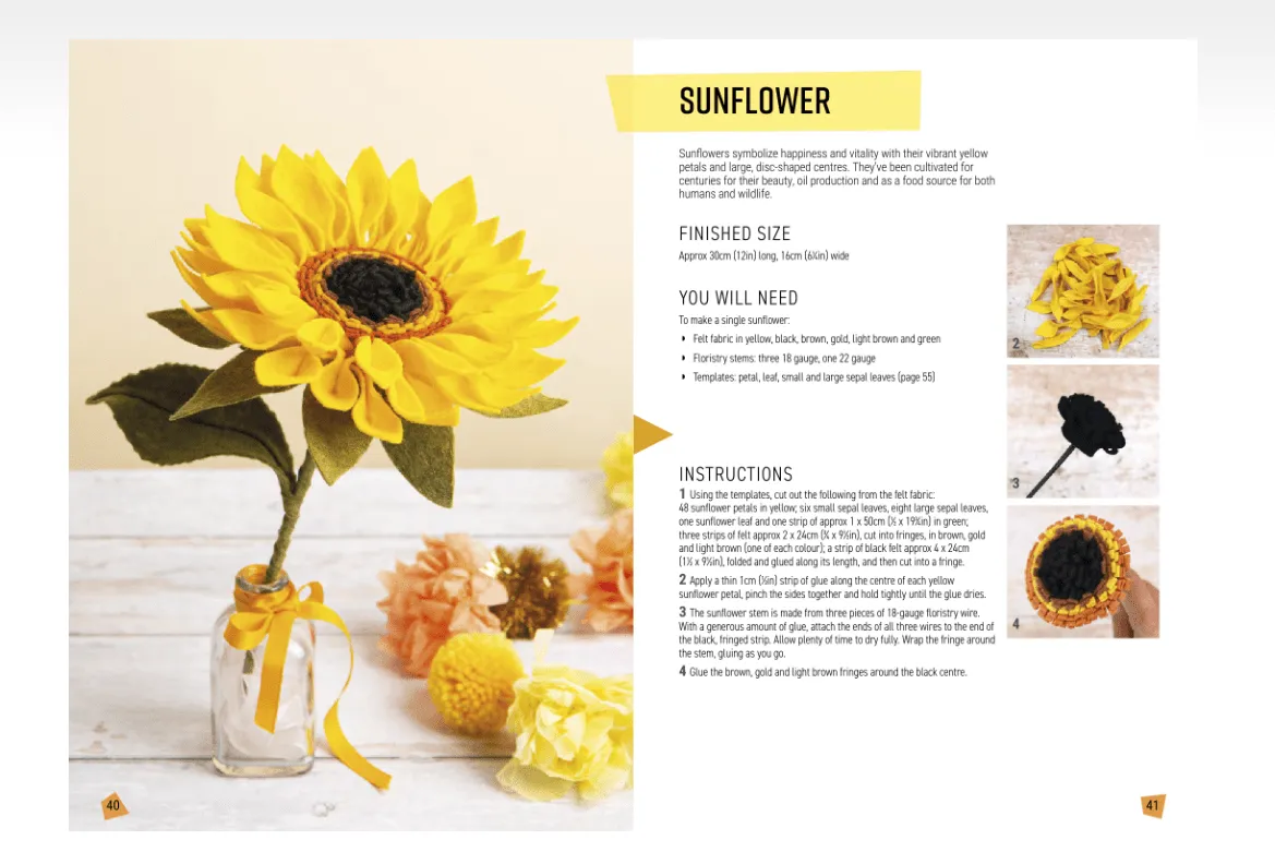 All-New Twenty to Make: Felt Flowers Book