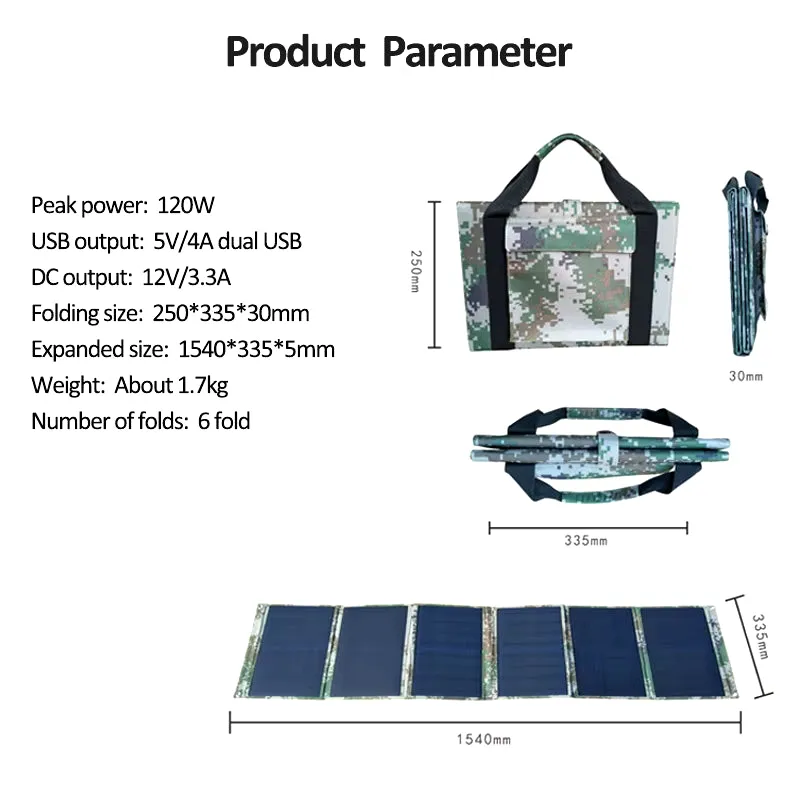 Anern 200W Solar Generator Portable Solar Power Station 220V 60000Mah with Portable Solar Panel 50W 18V Outdoor Energy Power