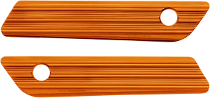 ARLEN NESS Saddlebag Latch Covers - Orange 03-610