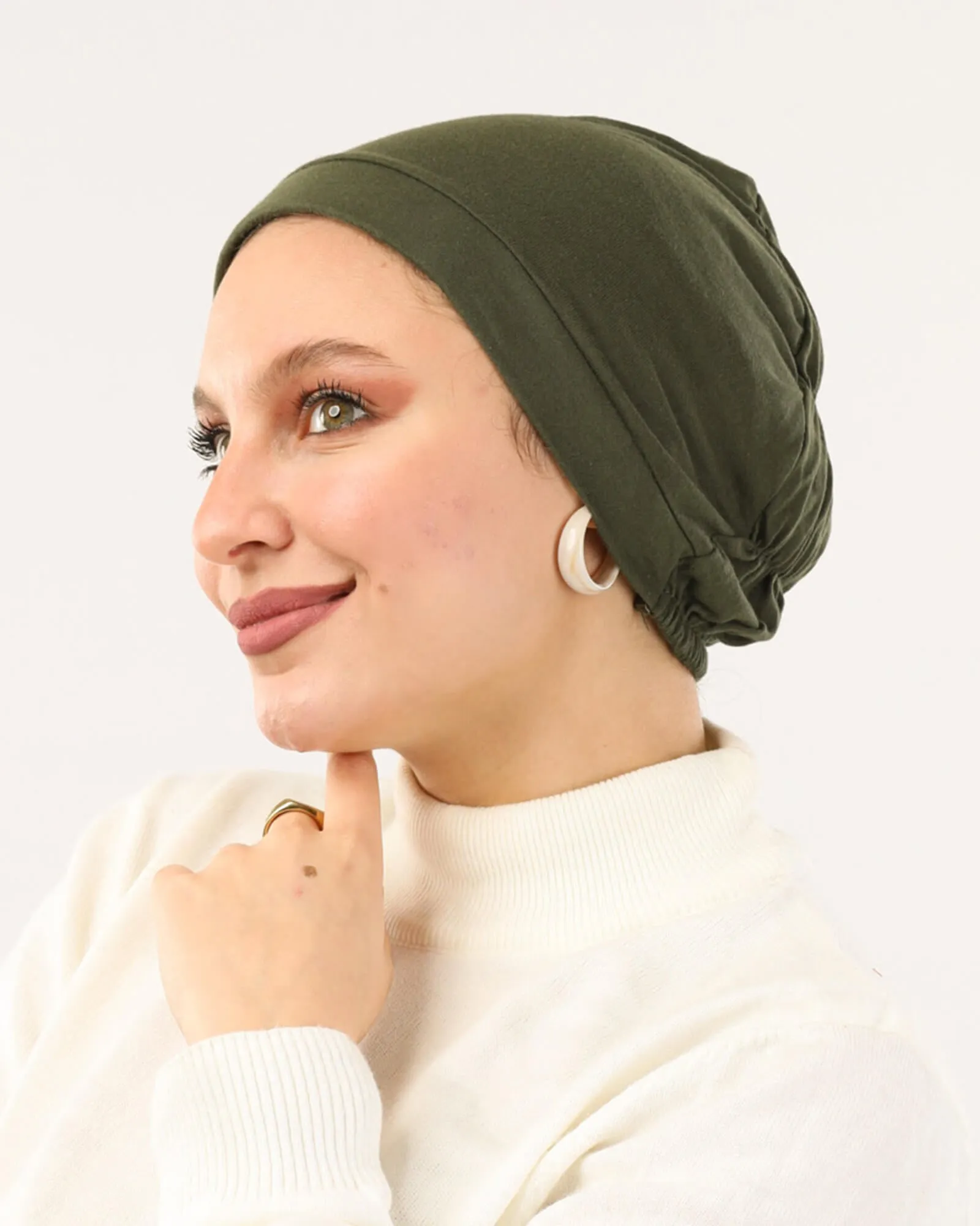 Cotton Elastic Bonnet