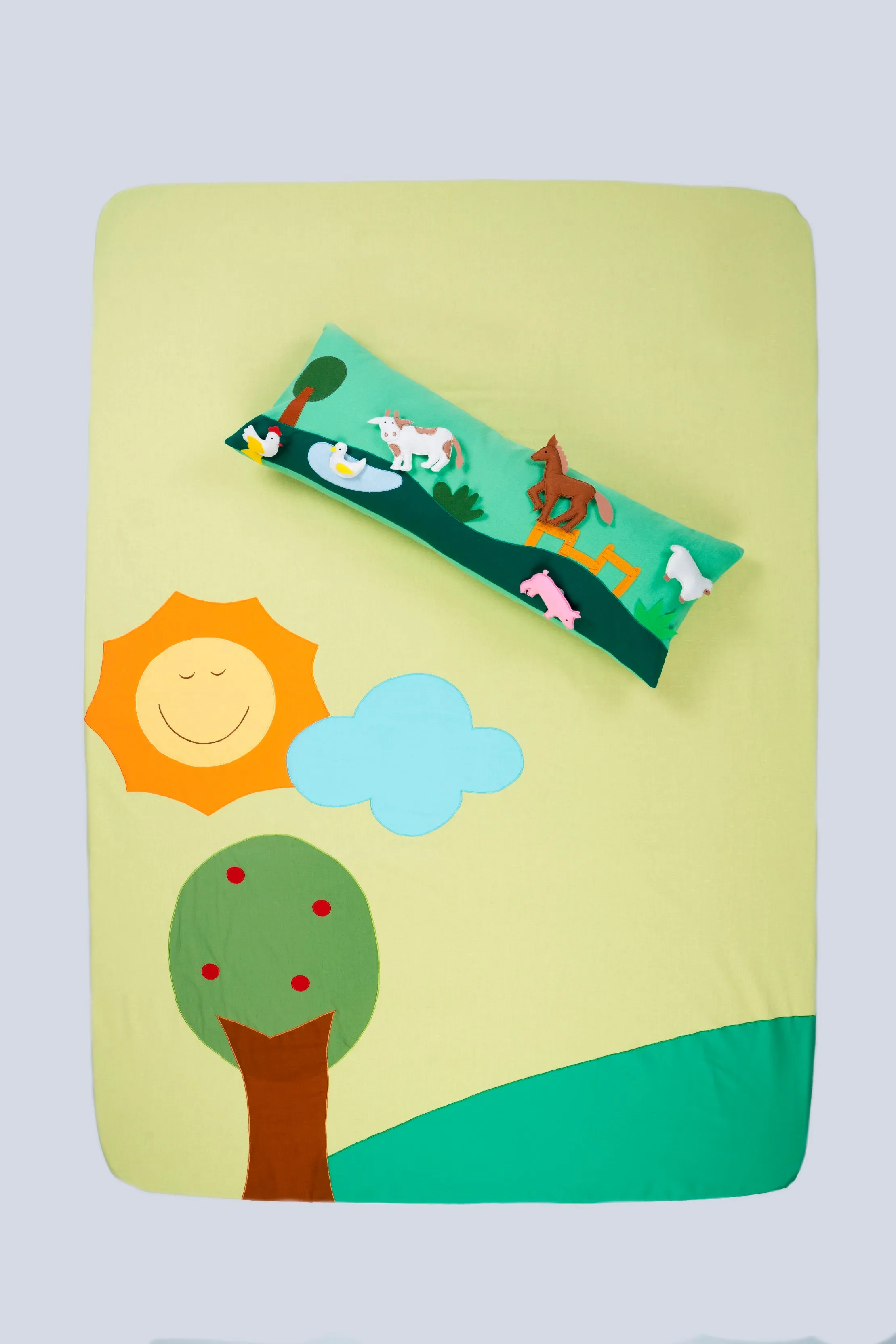Farm Animal Bed Cover Double
