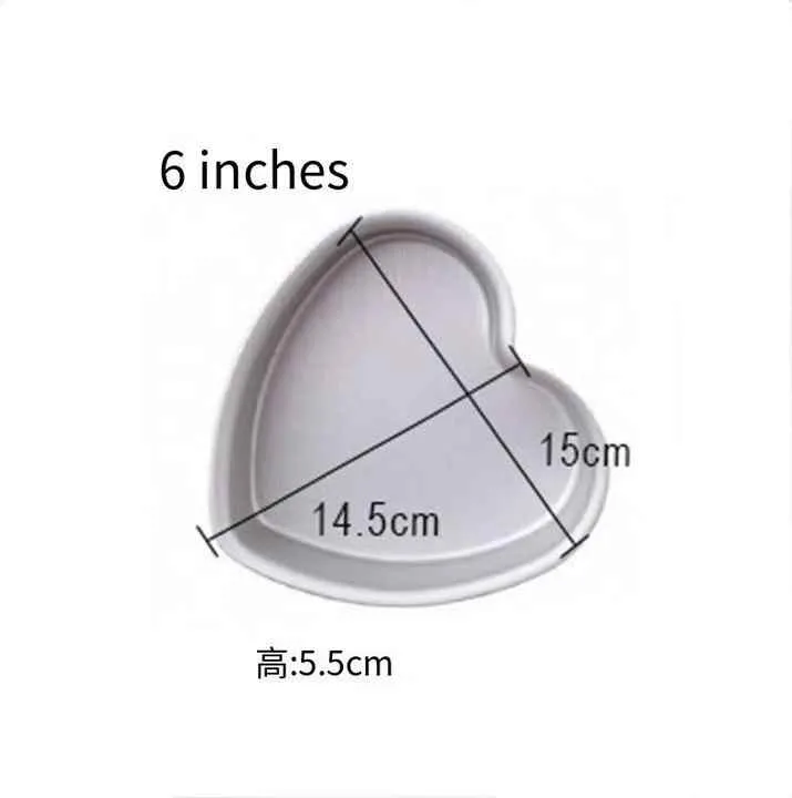 Heart Shape Removable -قالب كيك شيفون