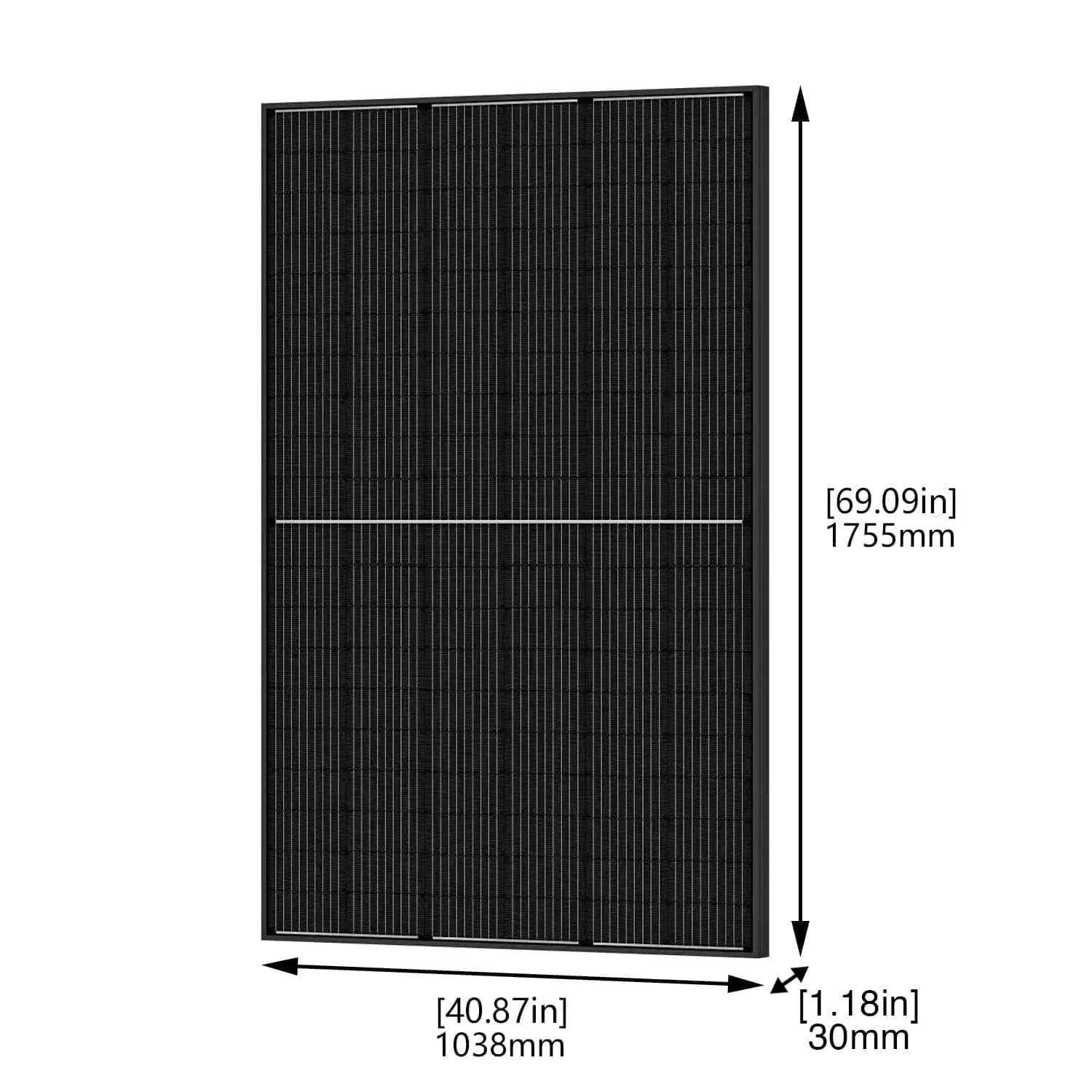 Nature's Generator - 410 Watt Monocrystalline Solar Panel (2 Pack) With Solar Panel Mount Rack