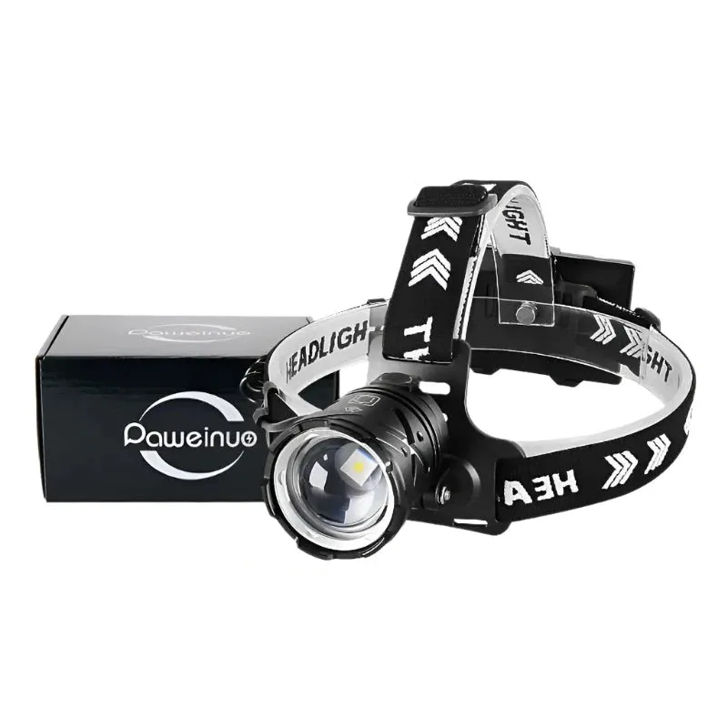 New Upgrade 30W LED Powerful Headlamp Type-c Rechargeable Head Flashlight L2 Led Zoom 2000m Headlight Fishing Long Shot Lanterns