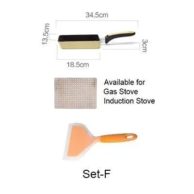 Non-Stick Colorful Stainless Steel Frying Pan