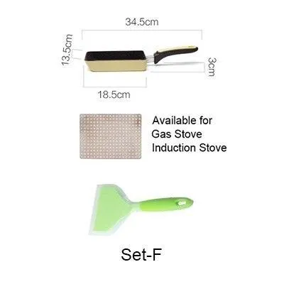 Non-Stick Colorful Stainless Steel Frying Pan
