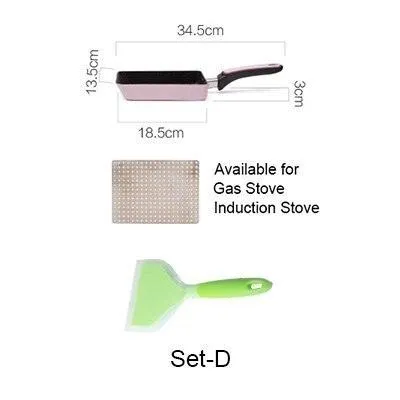Non-Stick Colorful Stainless Steel Frying Pan