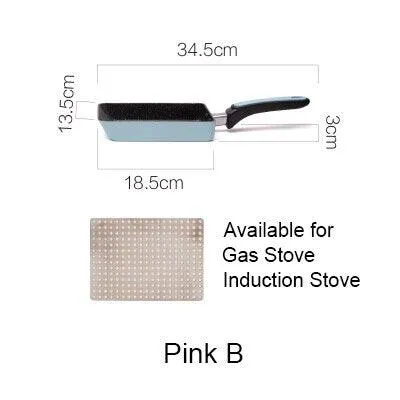 Non-Stick Colorful Stainless Steel Frying Pan