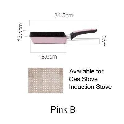 Non-Stick Colorful Stainless Steel Frying Pan