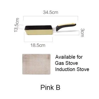 Non-Stick Colorful Stainless Steel Frying Pan