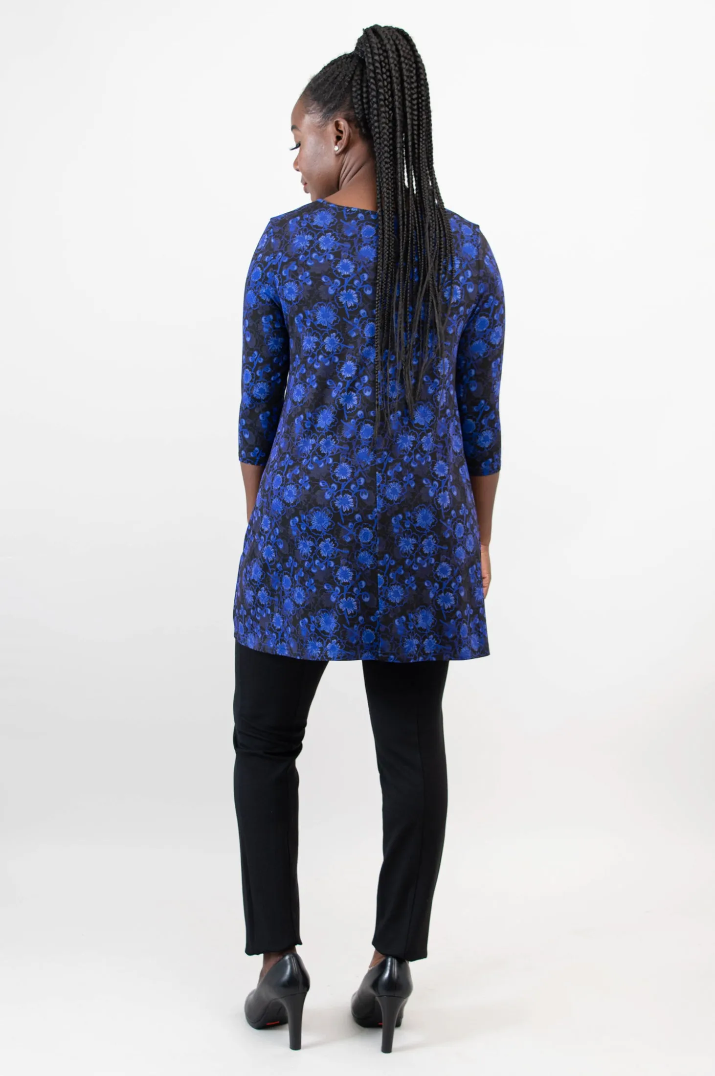 Perfect Tunic, Snow Flower, Bamboo - Final Sale