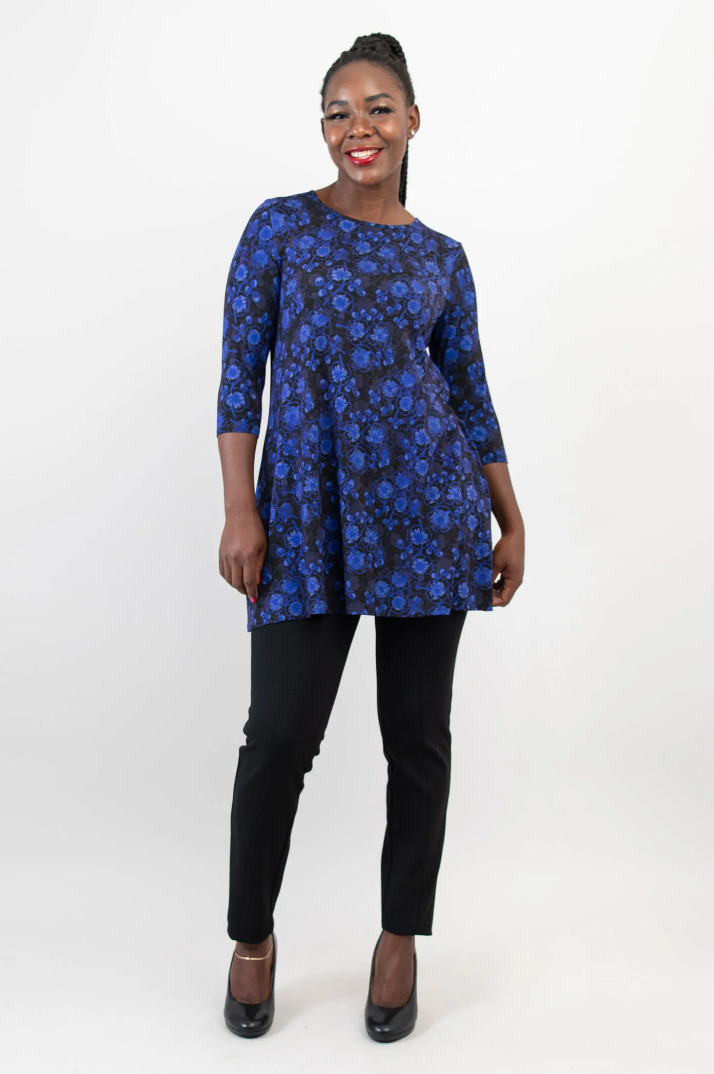 Perfect Tunic, Snow Flower, Bamboo - Final Sale
